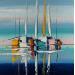 Peinture Ah les bateaux par Fonteyne David | Tableau Figuratif Marine Acrylique