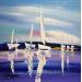 Painting Coup de mer by Fonteyne David | Painting Figurative Marine Acrylic
