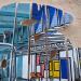 Peinture Roy par Lassalle Ludo | Tableau Street Art Paysages Urbain Architecture Graffiti Bois Acrylique