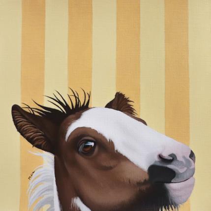 Painting I SEE YOU 66 by Milie Lairie | Painting Realism Oil Animals, Nature, Pop icons, Portrait