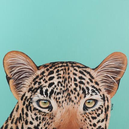 Painting I SEE YOU 52 by Milie Lairie | Painting Realism Oil Animals, Nature, Pop icons