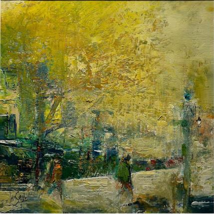 Painting Paris merveilleux by Levesque Emmanuelle | Painting Abstract Oil Landscapes, Life style