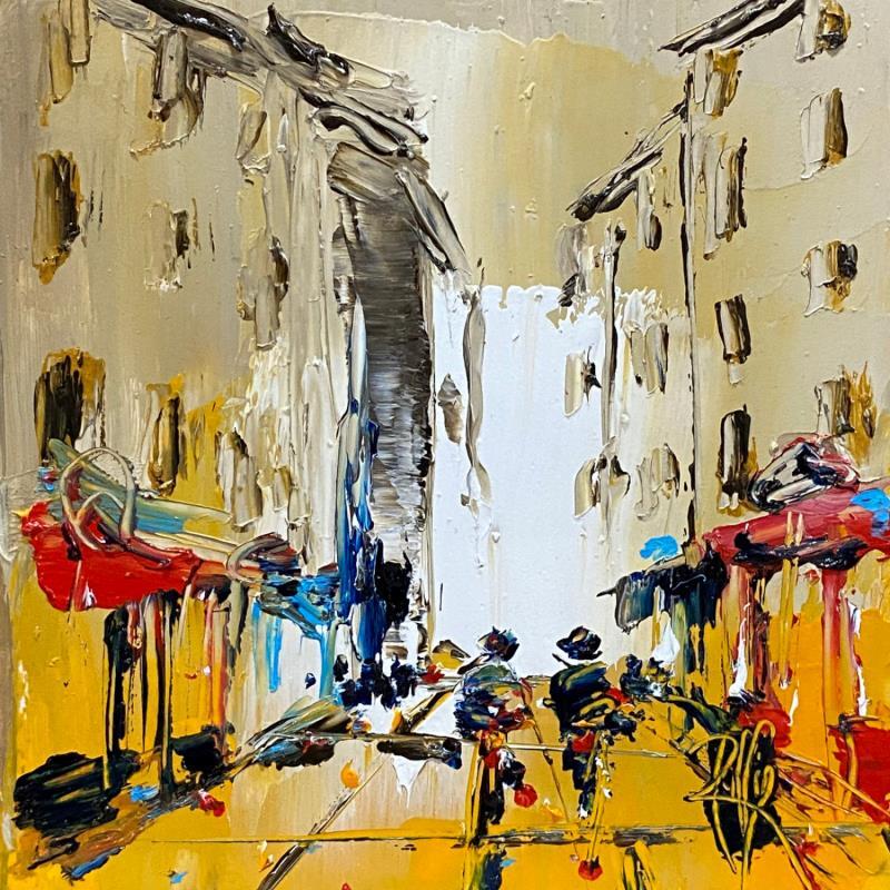 Painting En ville by Raffin Christian | Painting Figurative Oil Urban