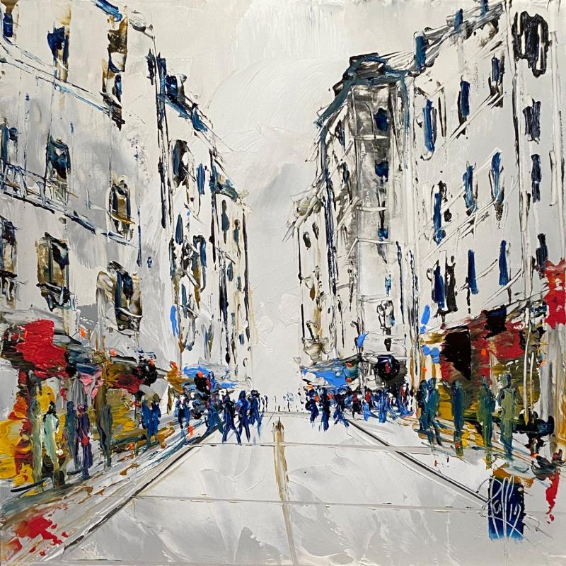 Painting Jour de Ville by Raffin Christian | Painting Figurative Oil Urban