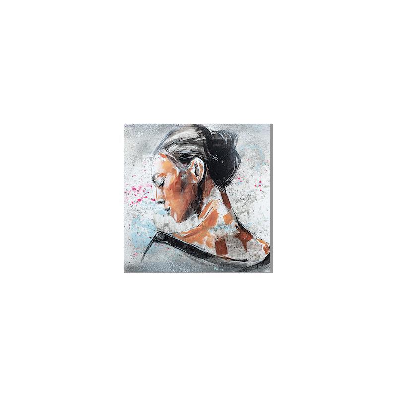 Painting KALIA by Istraille | Painting Figurative Portrait Acrylic