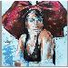 Painting ROSI by Istraille | Painting Figurative Portrait Acrylic