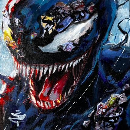 Peinture Venom par Caizergues Noël  | Tableau Pop-art Acrylique, Collage Cinéma, Icones Pop, Portraits