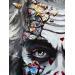 Gemälde Joker von Caizergues Noël  | Gemälde Pop-Art Kino Pop-Ikonen Kinder Acryl Collage
