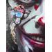 Peinture Joker par Caizergues Noël  | Tableau Pop-art Cinéma Icones Pop Enfant Acrylique Collage