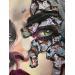 Gemälde Cruella von Caizergues Noël  | Gemälde Pop-Art Kino Pop-Ikonen Kinder Acryl Collage