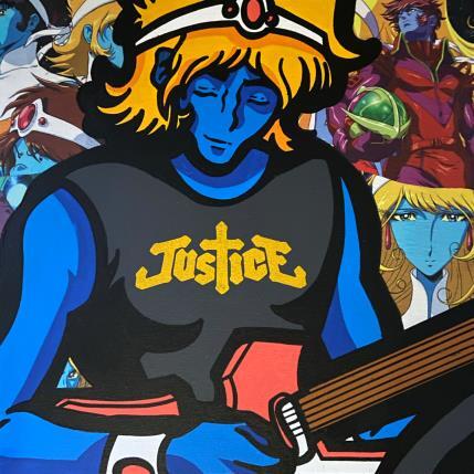Painting Interstella 5555 Justice by Kalo | Painting Pop-art Gluing, Graffiti, Posca Pop icons
