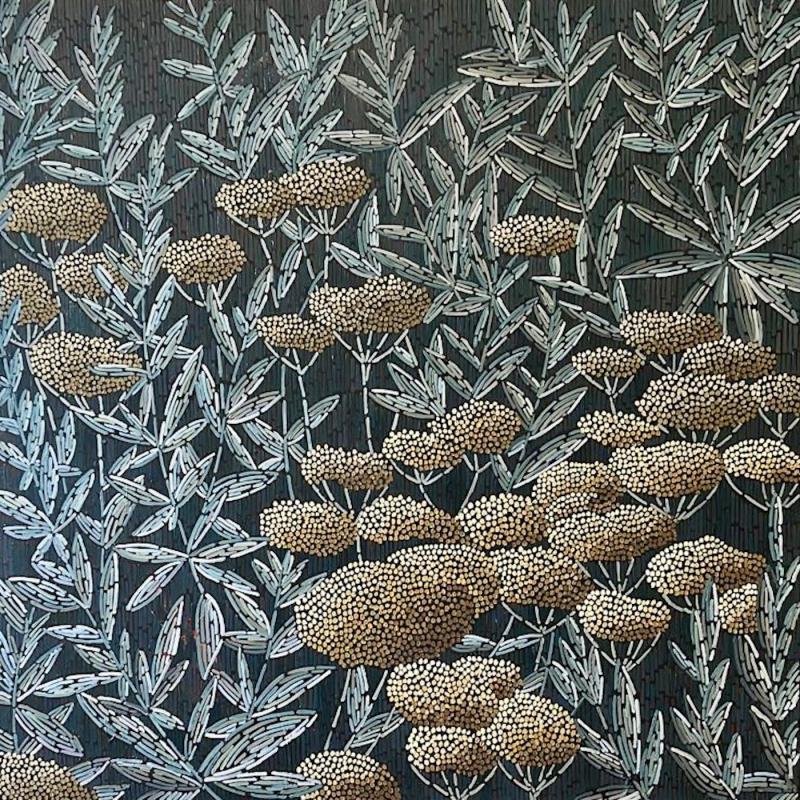 Painting Wild Helichrysum by Dmitrieva Daria | Painting Impressionism Nature Acrylic