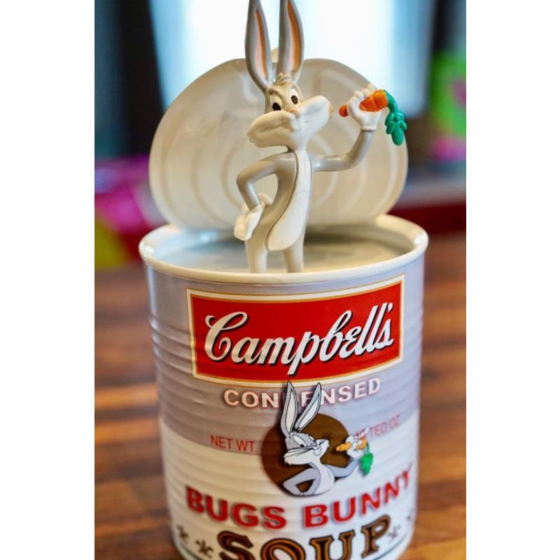 Sculpture CAMPBELL SOUP Bunny by TED | Sculpture Pop-art Pop icons