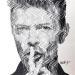 Painting Bowie by Wawapod | Painting Pop-art Pop icons Acrylic Posca