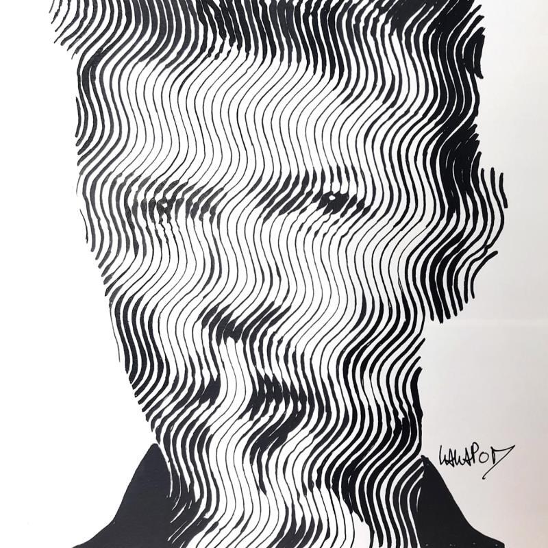 Peinture Bowie par Wawapod | Tableau Pop-art Acrylique, Posca Icones Pop