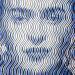 Painting Frida noir bleu  by Wawapod | Painting Pop-art Pop icons Acrylic Posca