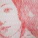 Peinture Venus rouge  par Wawapod | Tableau Pop-art Icones Pop Acrylique Posca