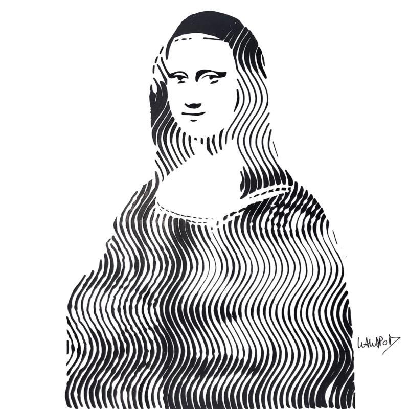 Peinture Mona India par Wawapod | Tableau Pop-art Acrylique, Posca Icones Pop