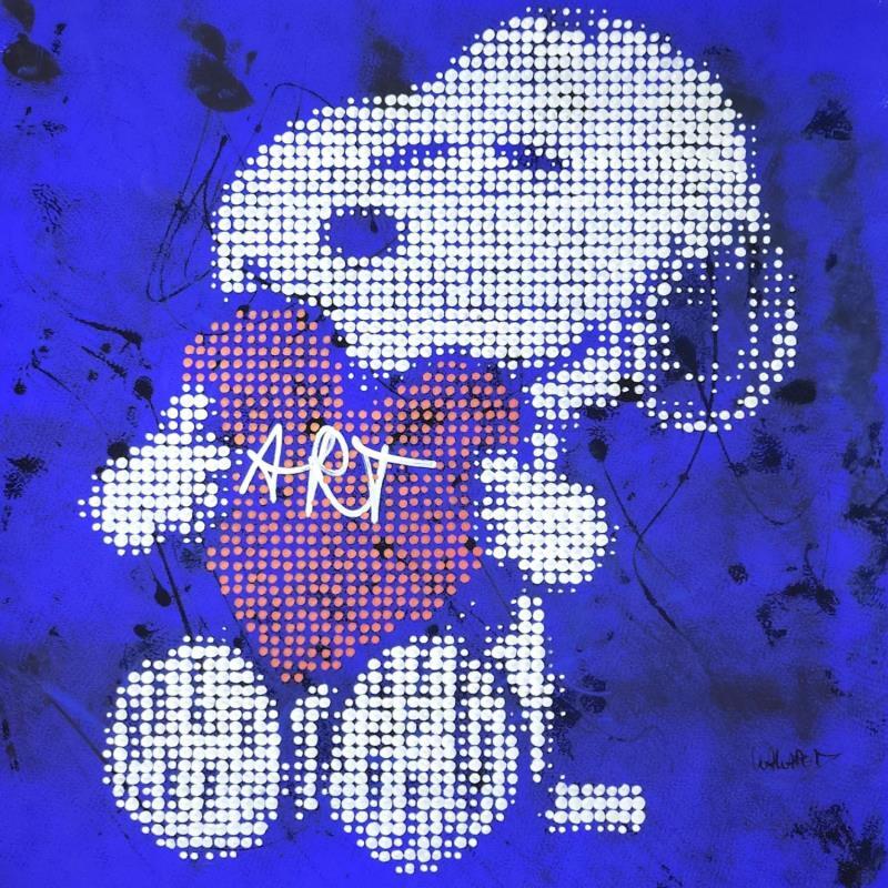 Peinture Snoopy 36 par Wawapod | Tableau Pop-art Icones Pop Acrylique Posca