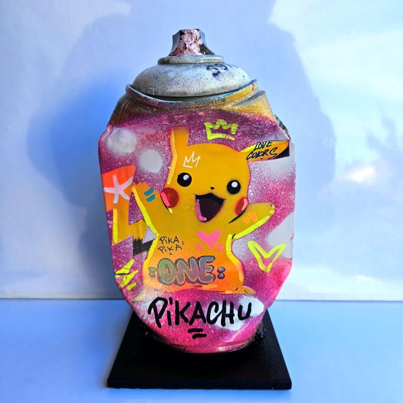 Sculpture Pikachu par Kedarone | Sculpture Pop-art Acrylique, Graffiti Icones Pop