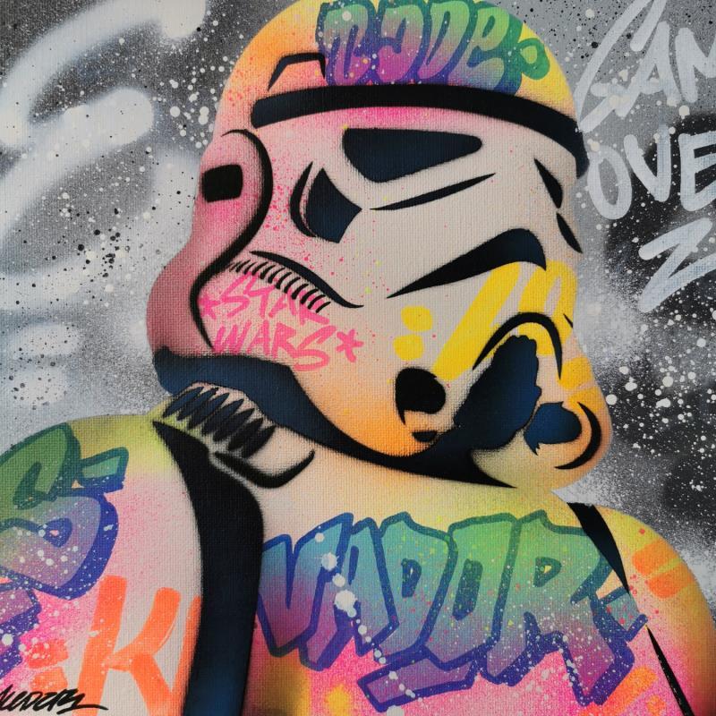 Painting Stormtrooper 151 by Kedarone | Painting Pop-art Acrylic, Graffiti Pop icons