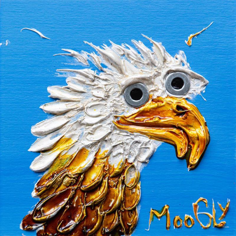 Gemälde ESCALUS von Moogly | Gemälde Art brut Tiere Acryl Harz Pigmente