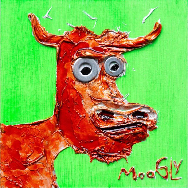 Gemälde MYCOPHILUS von Moogly | Gemälde Art brut Tiere Acryl Harz