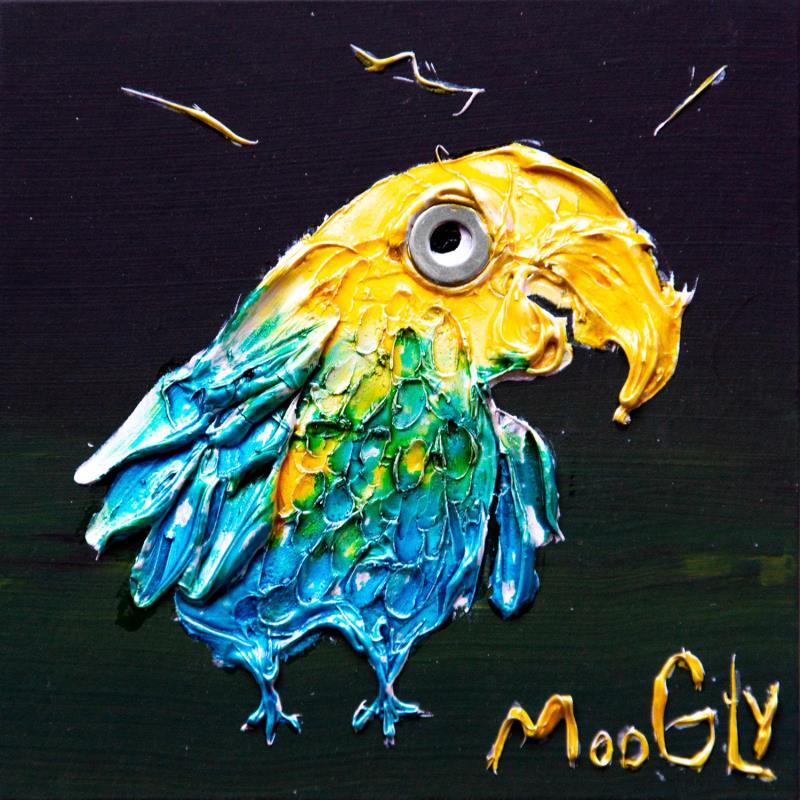 Painting RANCUNIUS by Moogly | Painting Raw art Animals Acrylic Resin
