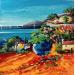 Peinture Villa à Sainte Maxime par Cédanne | Tableau Figuratif Paysages Huile