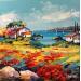 Gemälde Vue sur mer près de Cannes von Cédanne | Gemälde Figurativ Landschaften Öl