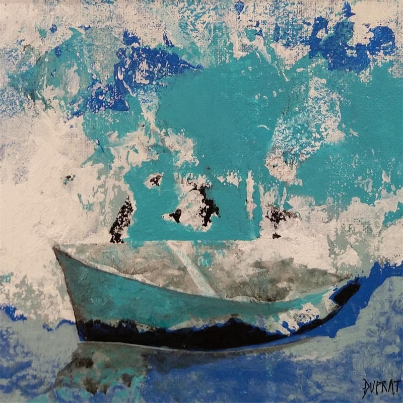 Painting Boat by Duprat Françoise | Painting Figurative Marine