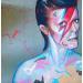 Painting David by Medeya Lemdiya | Painting Pop-art Pop icons Metal Acrylic