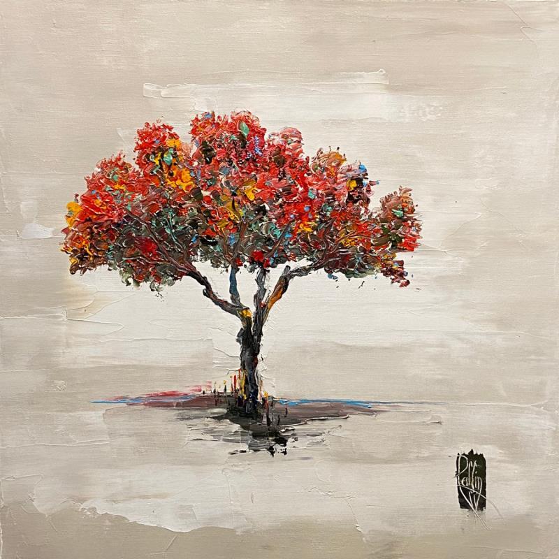 Painting Mon arbre by Raffin Christian | Painting Figurative Oil Nature
