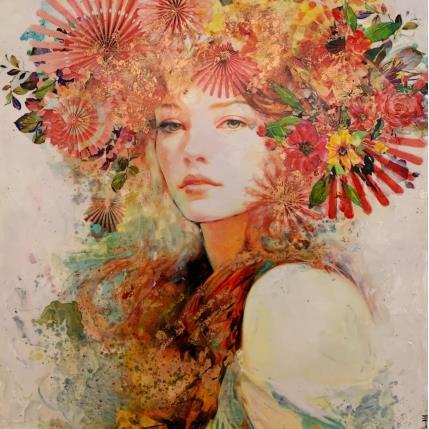 Painting Alma de Otono III by Bofill Laura | Painting Figurative Acrylic, Resin Portrait