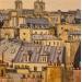 Painting Paris by Decoudun Jean charles | Painting Figurative Urban Watercolor