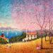 Gemälde La villa du Sud von Dessapt Elika | Gemälde Impressionismus Acryl Sand