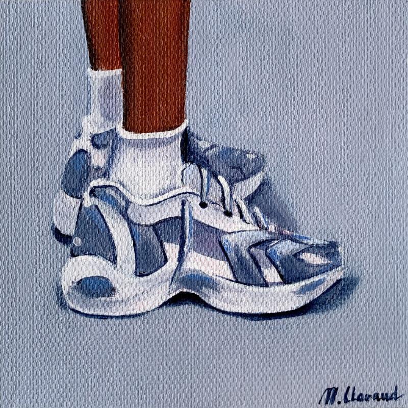 Painting SNEAKERS II by Clavaud Morgane | Painting Figurative Acrylic Life style, Minimalist, Mode