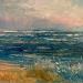 Painting Lignes marines by Levesque Emmanuelle | Painting Impressionism Landscapes Marine Oil