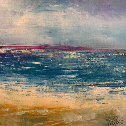 Painting Energie bleue by Levesque Emmanuelle | Painting Impressionism Oil Landscapes, Marine, Pop icons