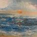 Painting Osmose by Levesque Emmanuelle | Painting Impressionism Landscapes Marine Oil