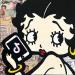 Peinture Betty Boop Tik Tok par Kalo | Tableau Pop-art Icones Pop Graffiti Collage Posca