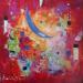 Painting RÊVEURS ! by Bastide d´Izard Armelle | Painting Abstract Landscapes Oil
