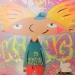 Painting Arnold  by Kedarone | Painting Pop-art Pop icons Graffiti Acrylic
