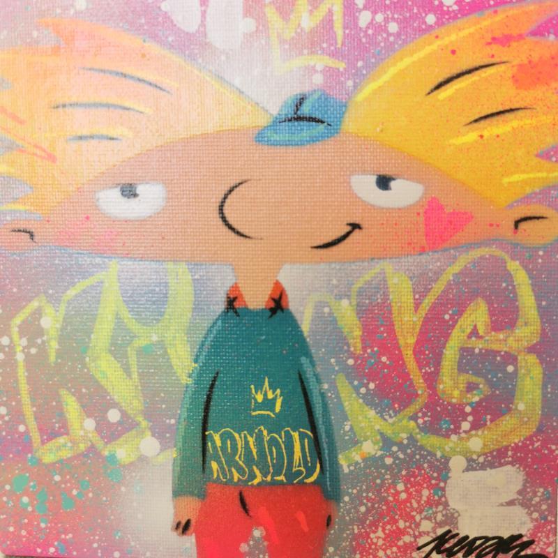 Painting Arnold  by Kedarone | Painting Pop-art Acrylic, Graffiti Pop icons
