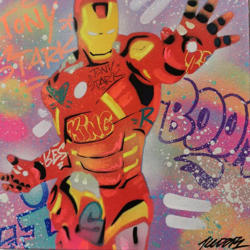 Painting Iron Man by Kedarone | Painting Pop-art Acrylic, Graffiti Pop icons