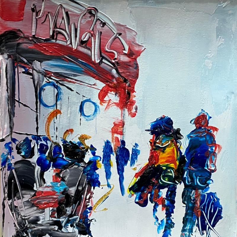 Painting Paris by Raffin Christian | Painting Figurative Oil Urban