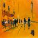 Painting Paris Bastille by Raffin Christian | Painting Figurative Urban Oil