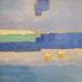 Peinture Limpide par Shelley | Tableau Abstrait Marine Huile