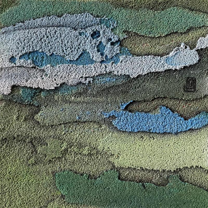 Painting Carré Aérien VI by CMalou | Painting Subject matter Sand Minimalist