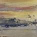 Gemälde Carré Regard III von CMalou | Gemälde Materialismus Minimalistisch Sand